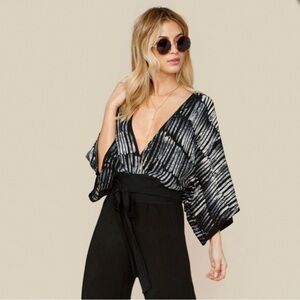 Blue Life Kimono Jumpsuit